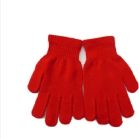 Accessories - NWT Red Magic Acrylic Knit Solid Color Gloves